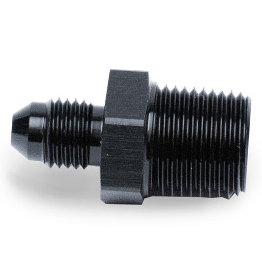Snow Performance 3/8in NPT to 4AN Straight Water Fitting (Black) - Racecraft Industries