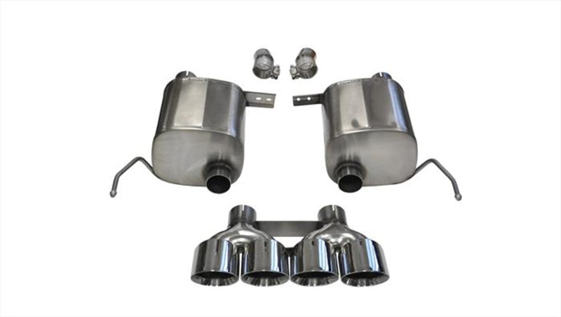 Corsa 2014-2019 Corvette C7 Coupe 6.2L V8 AT/MT 2.75in Valve-Back Dual Rear Exit Polished XtremeExh - Racecraft Industries