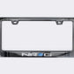 NRG Carbon License Plate Frame/ Fiber Poly Dip Finish Wet w/ NRG Logo - Racecraft Industries