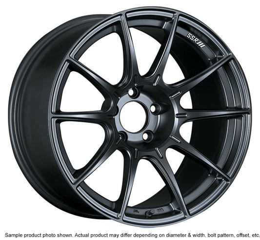 SSR GTX01 18x9.5 5x114.3 22mm Offset Flat Black Wheel Evo 8 9 X / G35 / 350z / 370z - Racecraft Industries