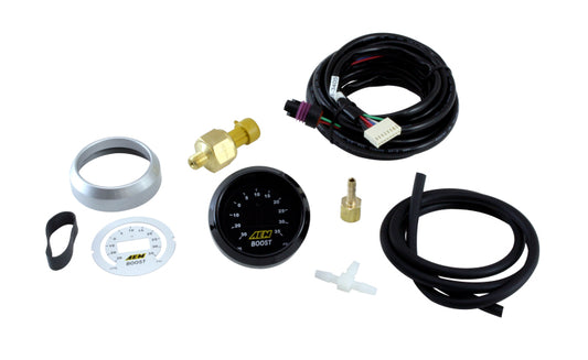 AEM 52mm Boost Digital Gauge -30-35psi - Racecraft Industries