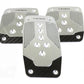 NRG Aluminum Sport Pedal M/T - Silver w/Black Carbon - Racecraft Industries
