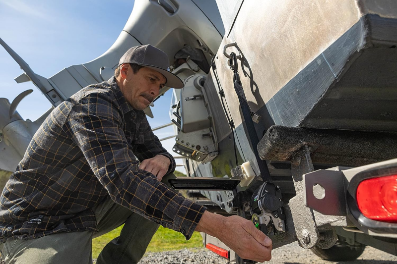 Rhino USA Retractable Transom Straps (2 Pack-Black) - Racecraft Industries