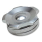 Vibrant 2.75in OD Aluminum Weld Bungs w/ Polished Aluminum Threaded Cap (incl. O-Ring) - Racecraft Industries