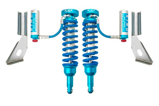 King Shocks 2010+ Toyota FJ Front 2.5 Dia Coilover Remote Reservoir Shock w/Adjuster (Pair) - Racecraft Industries