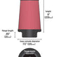 Airaid Universal Air Filter - Cone 6 x 7 1/4 x 5 x 9 - Racecraft Industries