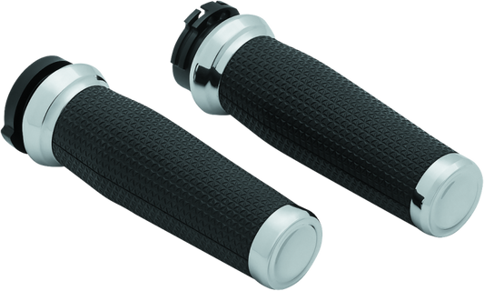 Kuryakyn Thresher Grips Dual Cable Chrome - Racecraft Industries