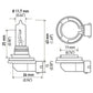 Hella Optilux H9 12V/100W XB Xenon White Bulb (pair) - Racecraft Industries