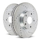 Power Stop 94-01 Ford Mustang Front Evolution Drilled & Slotted Rotors - Pair - Racecraft Industries