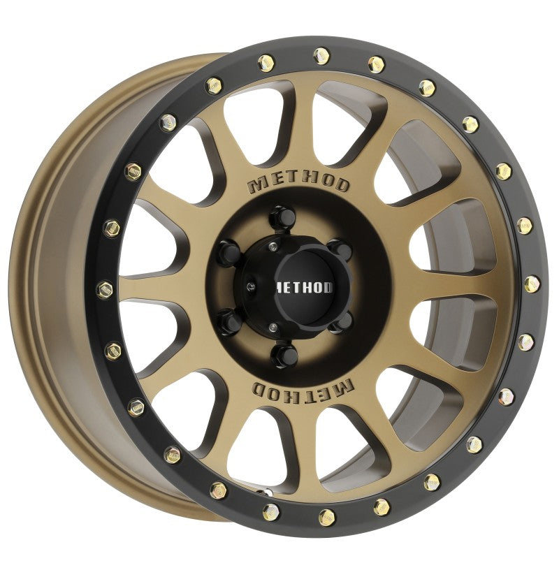 Method MR305 NV 18x9 0mm Offset 6x5.5 108mm CB Method Bronze/Black Street Loc Wheel - Racecraft Industries