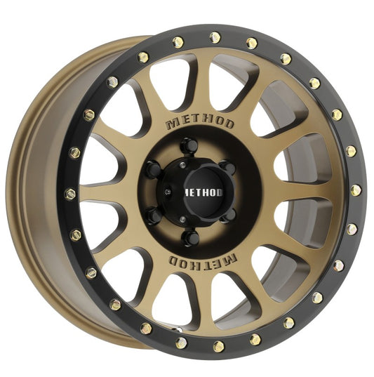 Method MR305 NV 18x9 0mm Offset 6x5.5 108mm CB Method Bronze/Black Street Loc Wheel - Racecraft Industries