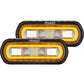 Rigid Industries SR-L Series Surface Mount LED Spreader Pair w/ Red Halo - Universal - Racecraft Industries