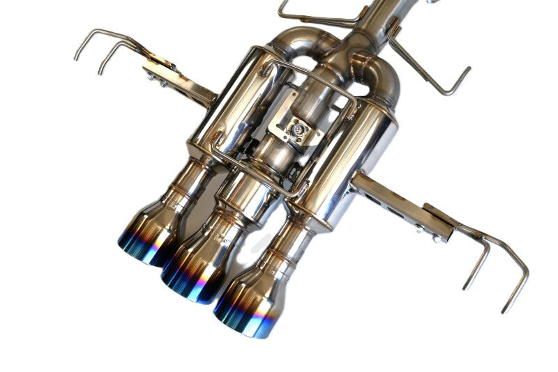 Invidia 22+ HONDA CIVIC TYPE-R FL5 R400 SINGLE LAYER TI TIP FULL CAT-BACK (NON POLISH PIPE) - Racecraft Industries