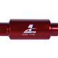 Aeromotive In-Line Filter - (AN-10) 10 Micron Microglass Element Red Anodize Finish - Racecraft Industries