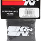K&N Universal Round Tapered Filter Wrap - Black - 6in Base ID x 4.625in Top ID x 9in Height - Racecraft Industries