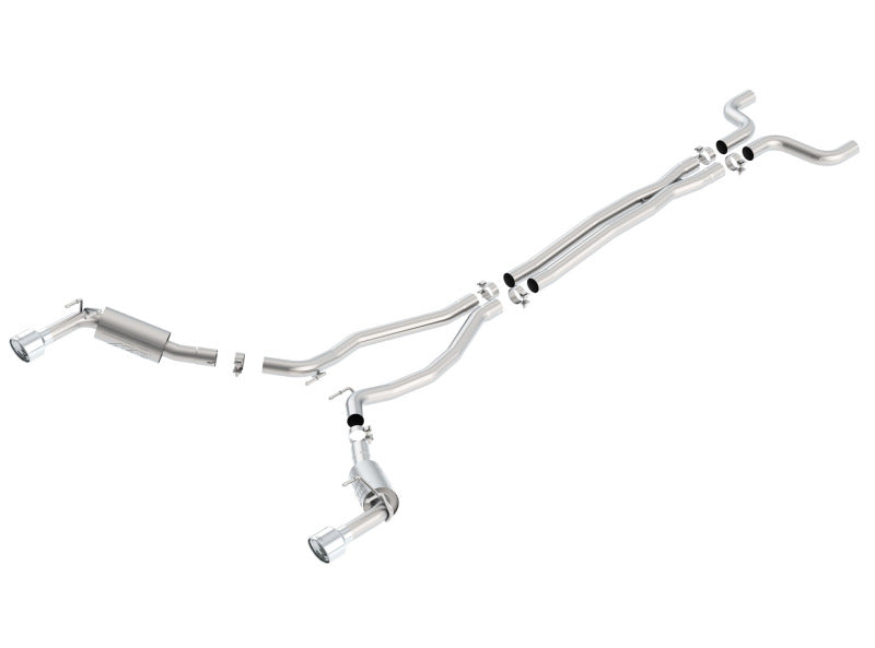 Borla 14-15 Chevy Camaro SS 6.2L V8 Single Split Rear Exit ATAK Catback Exhaust - Racecraft Industries