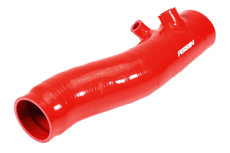 Perrin 2022+ Subaru WRX Red 3in Turbo Inlet Hose w/ Nozzle - Racecraft Industries