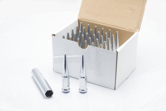 Wheel Mate Spiked Lug Nuts Set of 32 - Chrome 14x1.50 - Racecraft Industries