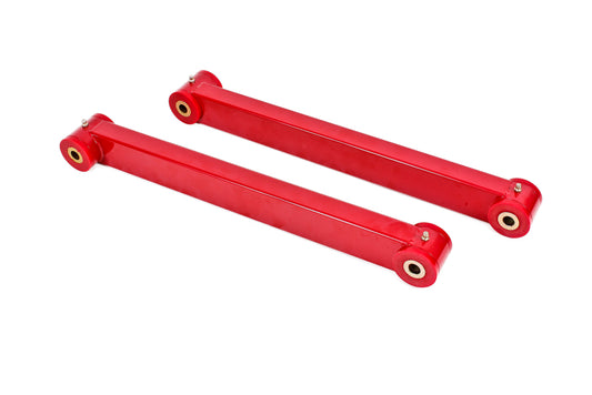 BMR 05-14 S197 Mustang Non-Adj. Boxed Lower Control Arms (Polyurethane) - Red - Racecraft Industries