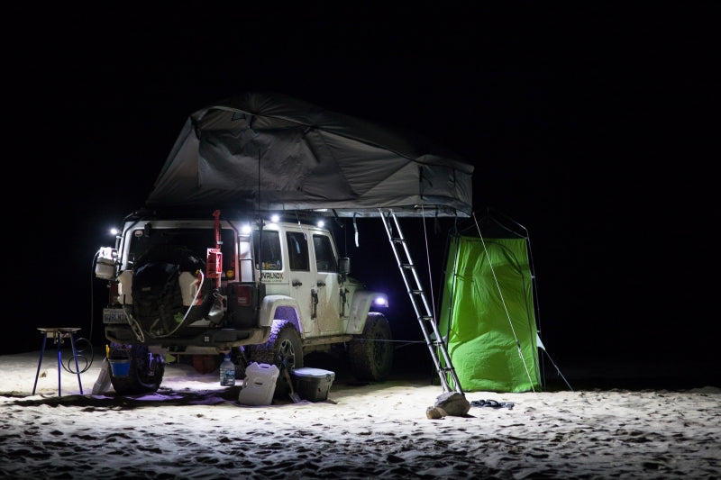 KC HiLiTES C-Series C2 LED 2in. Backup Area Flood Light 20w (Pair Pack System) - Black - Racecraft Industries