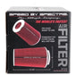 Spectre Adjustable Conical Air Filter 9-1/2in. Tall (Fits 3in. / 3-1/2in. / 4in. Tubes) - Red - Racecraft Industries