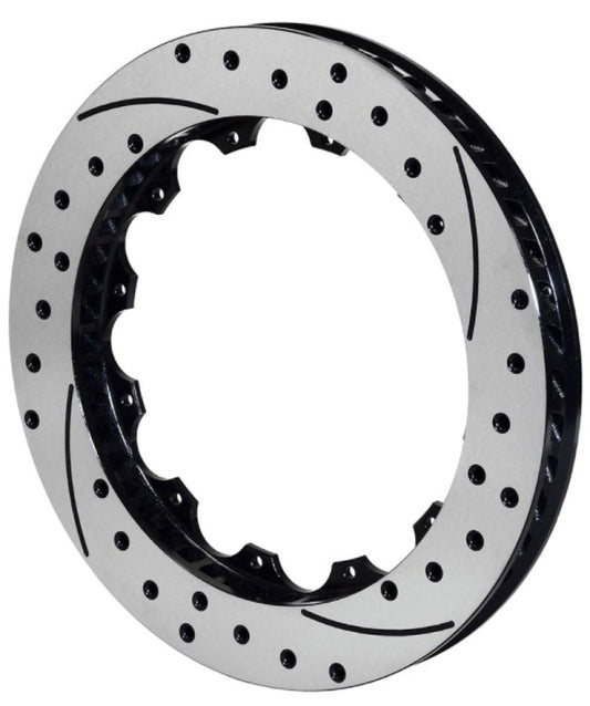 Wilwood Rotor-SRP48 SPC-37-RH-BLK-Drill 13.06 x 1.25 - 12 on 8.75in - Racecraft Industries