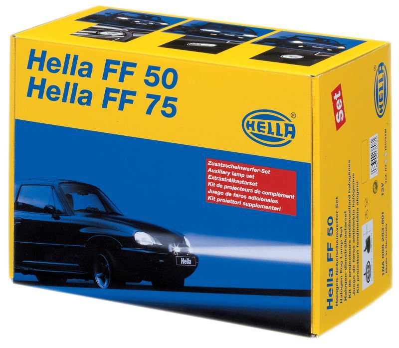 Hella FF75 Series H7 12V/55W Hallogen Fog Lamp Kit - Racecraft Industries