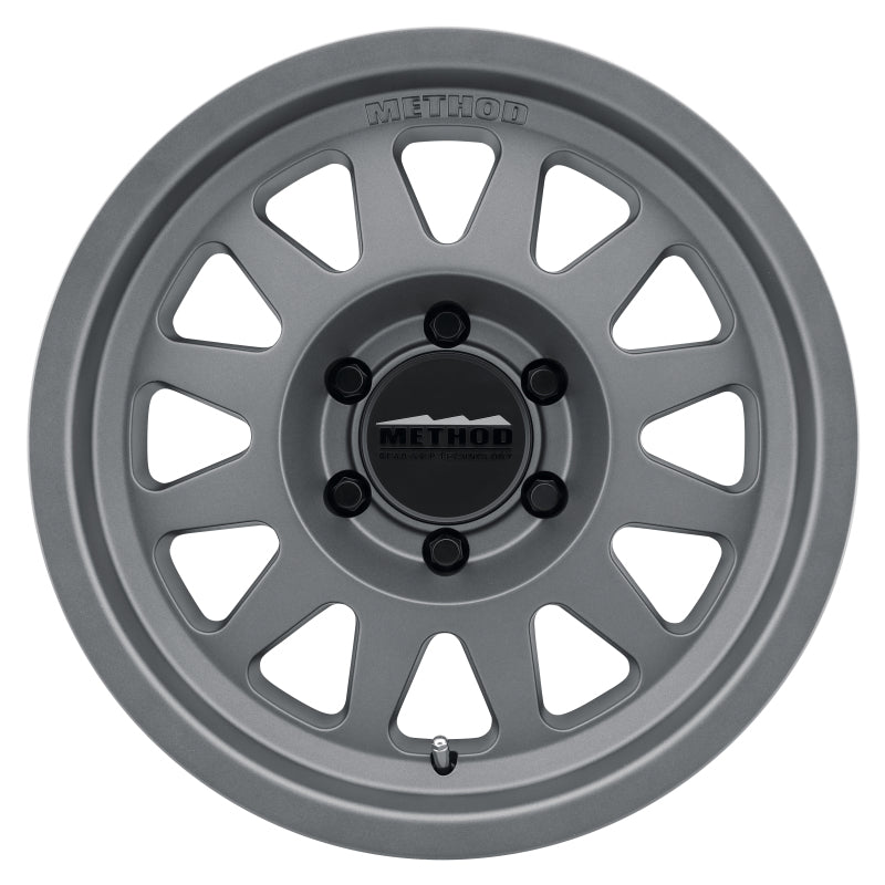 Method MR704 17x8.5 0mm Offset 8x170 130.81mm CB Matte Titanium Wheel - Racecraft Industries