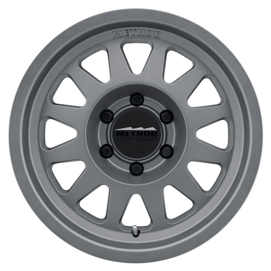 Method MR704 17x8.5 0mm Offset 6x5.5 106.25mm CB Matte Titanium Wheel - Racecraft Industries