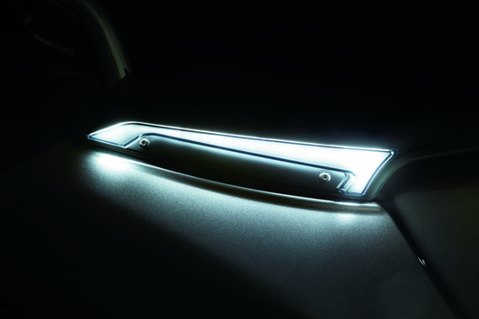 Kuryakyn Tracer Windshield Trim Lights Black - Racecraft Industries