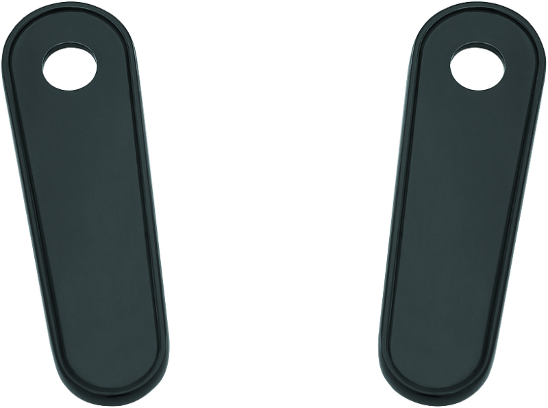 Kuryakyn Passenger Board Block Off Plate Black - Racecraft Industries