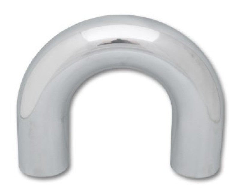 Vibrant 3.5in O.D. Universal Aluminum Tubing (180 degree Bend) - Polished - Racecraft Industries
