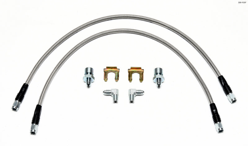 Wilwood Flexline Kit 22 inch 3/8-24 to 90 Degree - Racecraft Industries