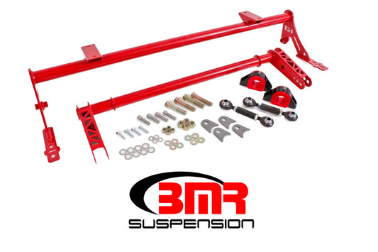 BMR 05-14 S197 Mustang Rear Bolt-On Hollow 35mm Xtreme Anti-Roll Bar Kit (Polyurethane) - Red - Racecraft Industries