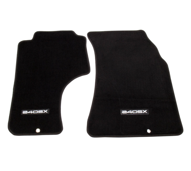 NRG Floor Mats - 89-98 Nissan 240SX (240SX Logo) - 2pc. - Racecraft Industries