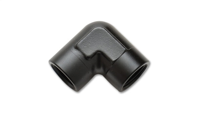 Vibrant 1/4in NPT 90 Degree Female Pipe Coupler Fitting - Racecraft Industries