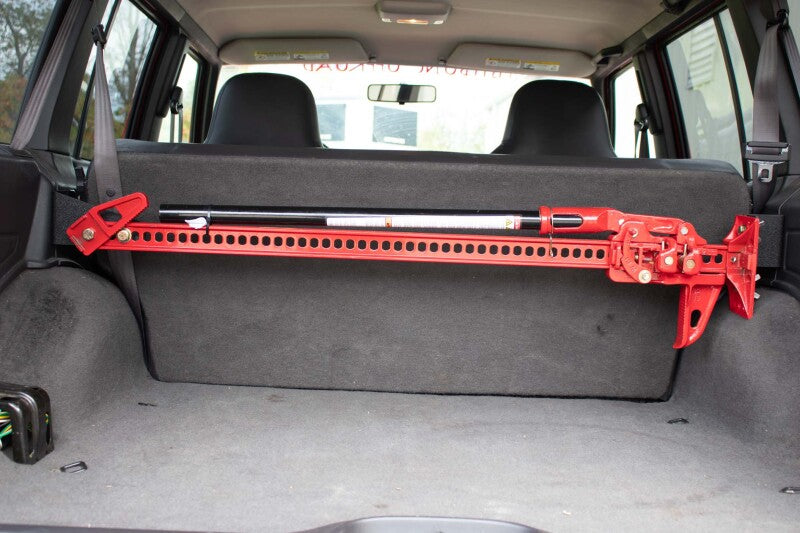 Fishbone Offroad 84-01 Jeep Cherokee XJ Rear Seat Hi-Lift Jack Mount - Racecraft Industries