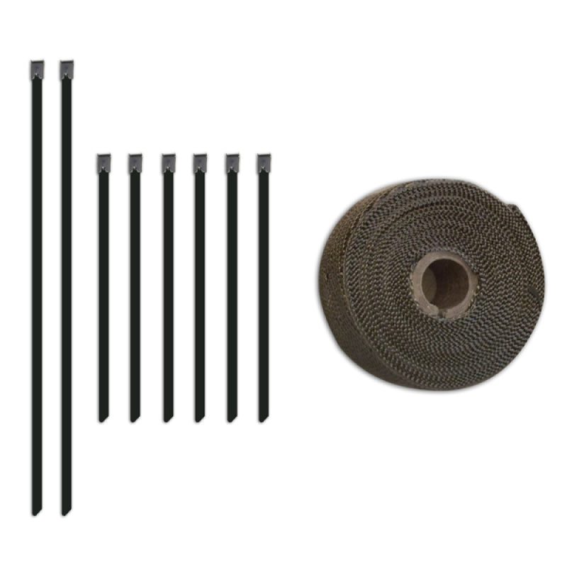 Mishimoto 2 inch x 35 feet Heat Wrap with Stainless Locking Tie Set - Racecraft Industries
