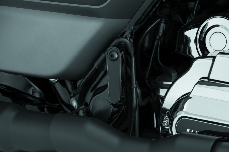 Kuryakyn Passenger Board Block Off Plate Black - Racecraft Industries