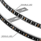 Oracle LED Illuminated Wheel Rings - Double LED - White SEE WARRANTY - Racecraft Industries