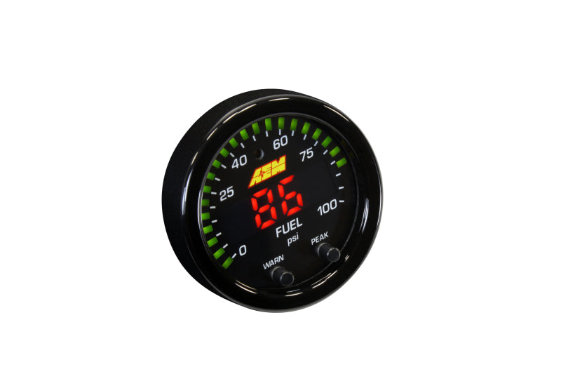 AEM X-Series Pressure 0-100psi Gauge Kit - Racecraft Industries