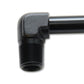 Vibrant 1/2 NPT to 5/8in Barb Straight Fitting 90 Deg Adapter - Aluminum - Racecraft Industries