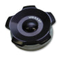 Vibrant 2.75in OD Aluminum Weld Bungs w/ Anodized Black Aluminum Threaded Cap (incl. O-Ring) - Racecraft Industries