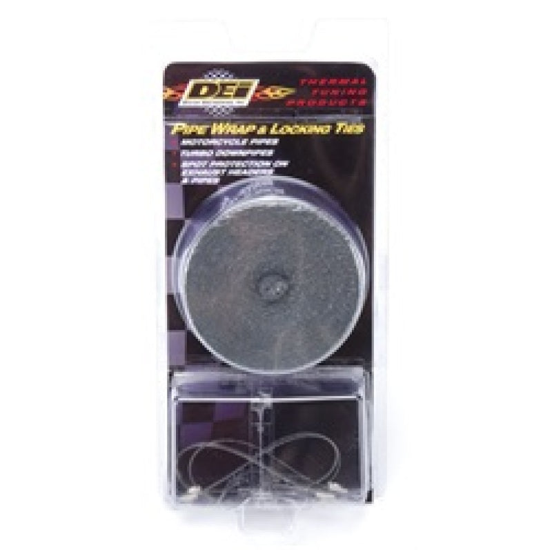DEI Exhaust Wrap Kit - Pipe Wrap and Locking Tie - Black - Racecraft Industries