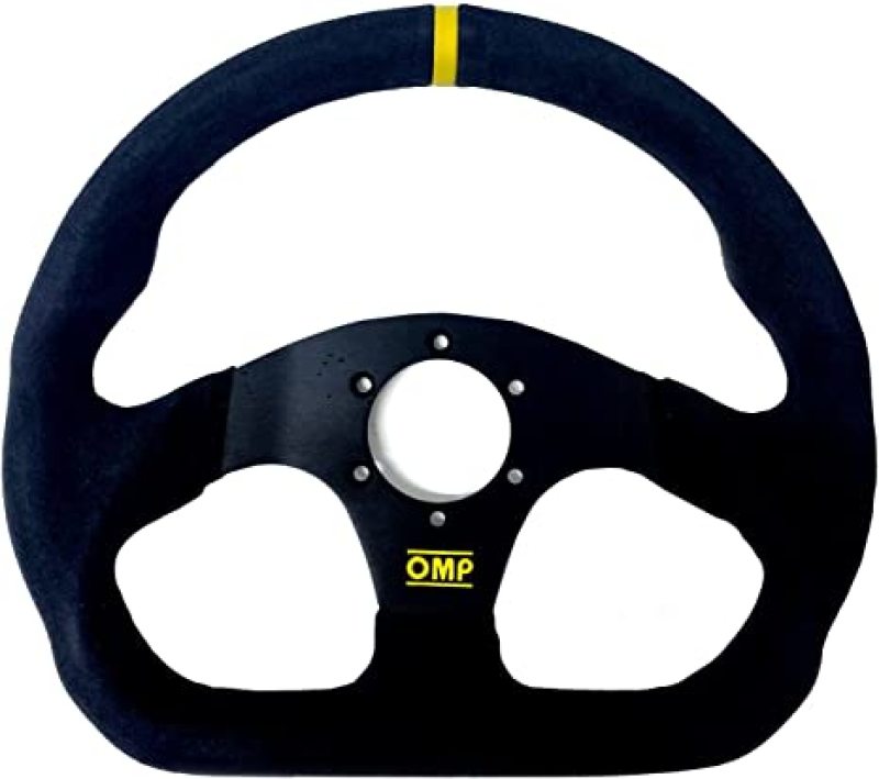 OMP Superquadro Steering Wheel - Small Spokes - Suede (Black) - Racecraft Industries