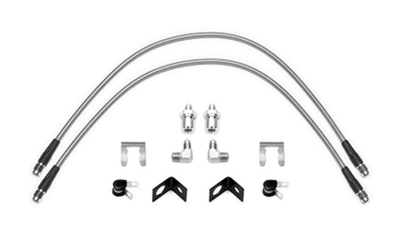 Wilwood Flexline Kit 25 inch 3/8-24 to 90 Degree - Racecraft Industries