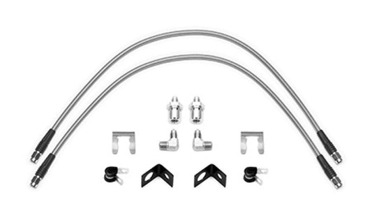 Wilwood Flexline Kit 25 inch 3/8-24 to 90 Degree - Racecraft Industries