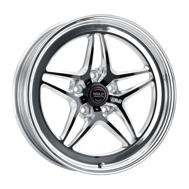Weld S81 18x5 / 5x120 BP / 2.1in. BS (-23mm Offset) Black Wheel 3.18 ID (High Pad) - Non-Beadlock - Racecraft Industries