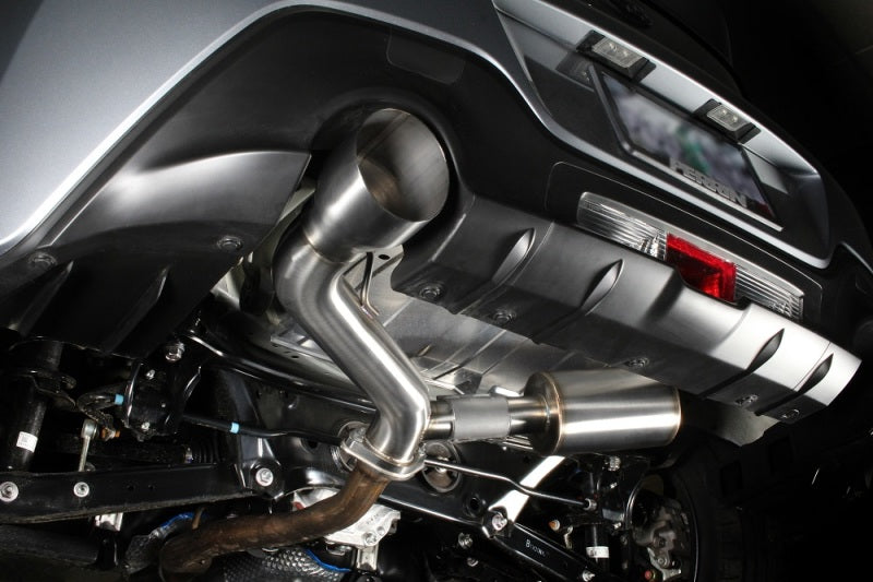 Perrin 2022 BRZ/GR86 Axle Back Exhaust SS (Single Side Exit w/Helmholtz Chamber) - Racecraft Industries