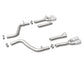 MagnaFlow Axle-Back, SS, 2.5in, Quad Split Rear 3.5in Tip 2015 Dodge Challenger 3.6L V6 - Racecraft Industries